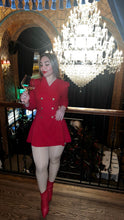Load image into Gallery viewer, Blazer red dress