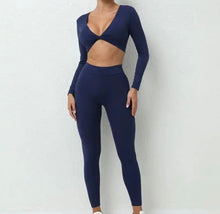 Load image into Gallery viewer, New collection sports long sleeve &amp; ultra scrunch set