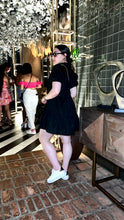 Load image into Gallery viewer, Umbrella black dress