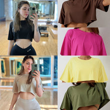 Load image into Gallery viewer, T-shirt crop-tops