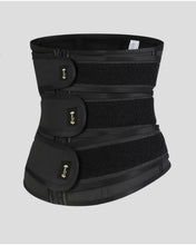 Load image into Gallery viewer, Cinturilla moldeadora broches- zippers + 3 correas 100% latex