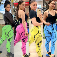 Load image into Gallery viewer, Graffiti leggings training outfit