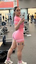 Load image into Gallery viewer, Sports 3 pcs sets (top-shorts-Leggings)