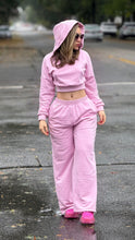 Load image into Gallery viewer, Wide 2pcs sweatpants &amp; hoodie set