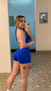 Ultra scrunch short jumpsuit