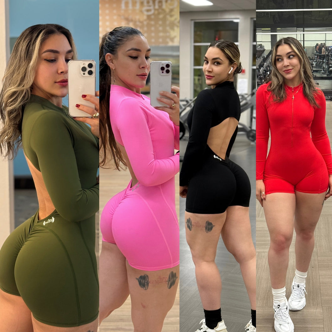 Long Sleeve short jumpsuit