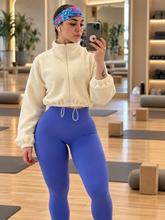 Load image into Gallery viewer, Active 1pc jacket fitness outfit
