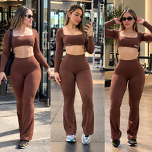 Load image into Gallery viewer, Wide sports long sleeve 2pcs sets campana