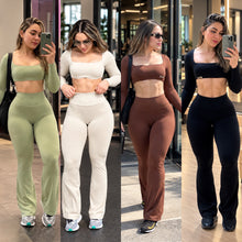 Load image into Gallery viewer, Wide sports long sleeve 2pcs sets campana