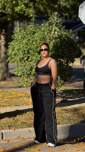 Load image into Gallery viewer, 2 pcs sweatpants &amp; crop top set without hoodie