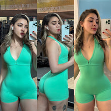 Load image into Gallery viewer, Ultra scrunch short jumpsuit