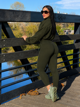 Load image into Gallery viewer, Active Jacket &amp; Leggings set 2pcs hoodie