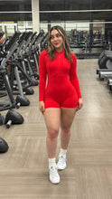Load image into Gallery viewer, Long Sleeve short jumpsuit
