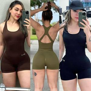 Abdomen Compression short jumpsuit