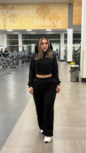 Load image into Gallery viewer, Wide 2pcs sweatpants &amp; hoodie set