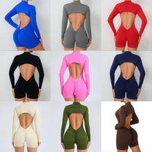 Load image into Gallery viewer, Long Sleeve short jumpsuit
