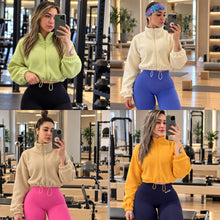 Load image into Gallery viewer, Active 1pc jacket fitness outfit