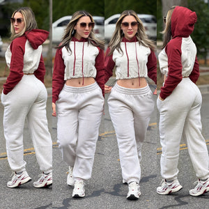 Sweatpants & hoodie 2pcs sets