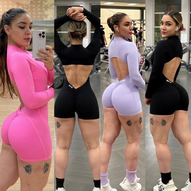 Long Sleeve short jumpsuit
