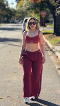 Load image into Gallery viewer, 2 pcs sweatpants &amp; crop top set without hoodie