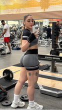 Load image into Gallery viewer, Sports 3 pcs sets (top-shorts-Leggings)