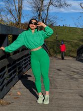 Load image into Gallery viewer, Active Jacket &amp; Leggings set 2pcs hoodie