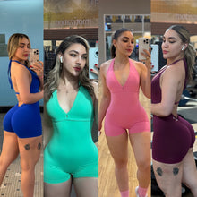 Load image into Gallery viewer, Ultra scrunch short jumpsuit