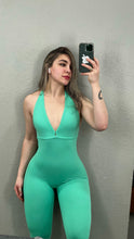 Load image into Gallery viewer, Open back  ultra scrunch jumpsuit enterizo