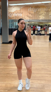 Short jumpsuit ultra scrunch