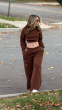 Load image into Gallery viewer, Wide 2pcs sweatpants &amp; hoodie set