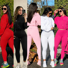 Load image into Gallery viewer, Active Jacket &amp; Leggings set 2pcs hoodie
