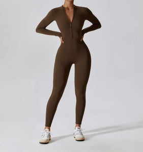 Shape long sleeve jumpsuit enterizo