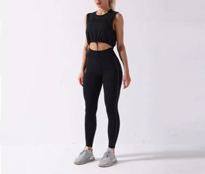 Sports set  t-shirt + leggings 2 pcs