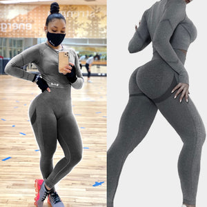 Sports long sleeve compression set 2pcs