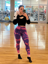 Load image into Gallery viewer, print teñido añadido training leggings