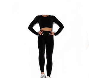 Sports long sleeve compression set 2pcs