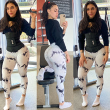 Load image into Gallery viewer, print teñido añadido training leggings