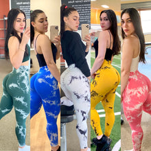 Load image into Gallery viewer, print teñido añadido training leggings