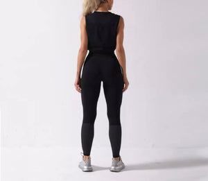 Sports set  t-shirt + leggings 2 pcs