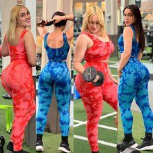 Load image into Gallery viewer, Sports paint set leggings + top