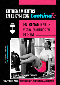 Planes de entrenamientos en el gimnasio con la china fit