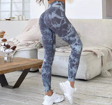 Load image into Gallery viewer, print teñido añadido training leggings