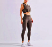 Load image into Gallery viewer, Sports set  t-shirt + leggings 2 pcs