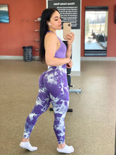 Load image into Gallery viewer, print teñido añadido training leggings